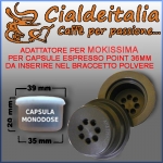 Adattatore x MOKISSIMA BIALETTI per capsule compatibili Espresso Point