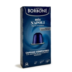 Capsule Caff Borbone Miscela Miscela Mia Napoli in Alluminio - 10 capsule