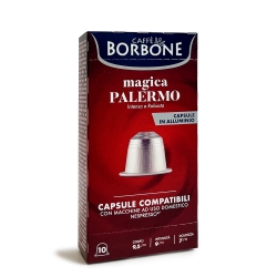 Capsule Caff Borbone Miscela Miscela Magica Palermo in Alluminio - 10 capsule