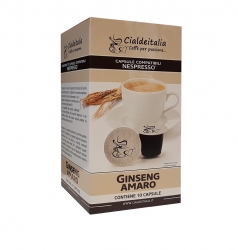 10 capsule Caffe' al Ginseng Amaro Cialdeitalia compatibili NESPRESSO