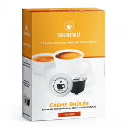 16 capsule Bevanda Creme Brulee compatibili Nescafe' Dolce Gusto