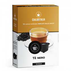 Capsule compatibili Nescaf Dolce Gusto Te' Nero in Foglia Cialdeitalia - 16pcs