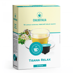 Capsule compatibili Nescaf Dolce Gusto Tisana Relax in Foglia Cialdeitalia - 16pcs