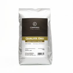 Caffe' in Grani Compatibile Italiano Qualit ORO Confezione 1kg