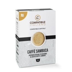 Capsule compatibili Caffitaly Bevanda Caff Sambuca Compatibile Italiano - 25pz