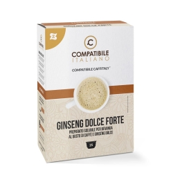 Capsule compatibili Caffitaly Bevanda al gusto Ginseng Dolce Forte Compatibile Italiano - 25pz