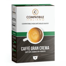 Compatibile Italiano Caff Gusto Grancrema compatibile Nescafe' Dolce Gusto - 16pz