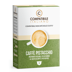 Capsule compatibili Nescaf Dolce Gusto Caffe' Pistacchio Compatibile Italiano - 16pz