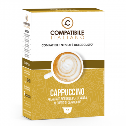 Compatibile Italiano Bevanda Cappuccino compatibile Nescafe' Dolce Gusto - 16pz