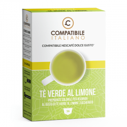 Compatibile Italiano T Verde  al Limone solubile compatibile Nescafe' Dolce Gusto - 16pz