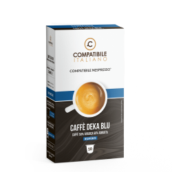 Compatibile Italiano Caff Gusto Deka Blu compatibile Nespresso - 10pz
