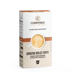 Compatibile Italiano Bevanda Ginseng Dolce Forte compatibile Nespresso - 10Pz