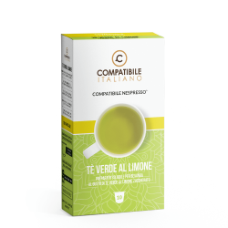 Compatibile Italiano T Verde  al Limone solubile compatibile Nespresso - 10pz