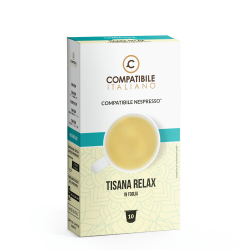Compatibile Italiano Tisana Relax in foglia compatibile Nespresso - 10pz