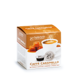 16 capsule Bevanda Caffe' CARAMELLO CialdeItalia compatibili Lavazza A Modo Mio