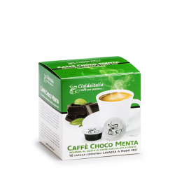 16 capsule Caffe' Choco Menta Cialdeitalia compatibili Lavazza A MODO MIO