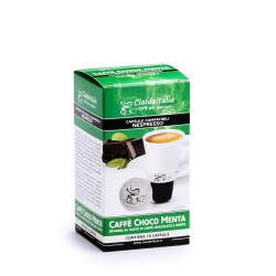 10 capsule Caffe' Choco Menta compatibili NESPRESSO