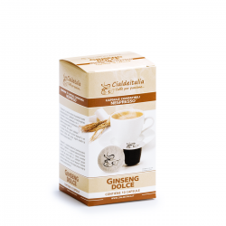 10 capsule bevanda Caffe' al Ginseng Dolce Cialdeitalia compatibili NESPRESSO