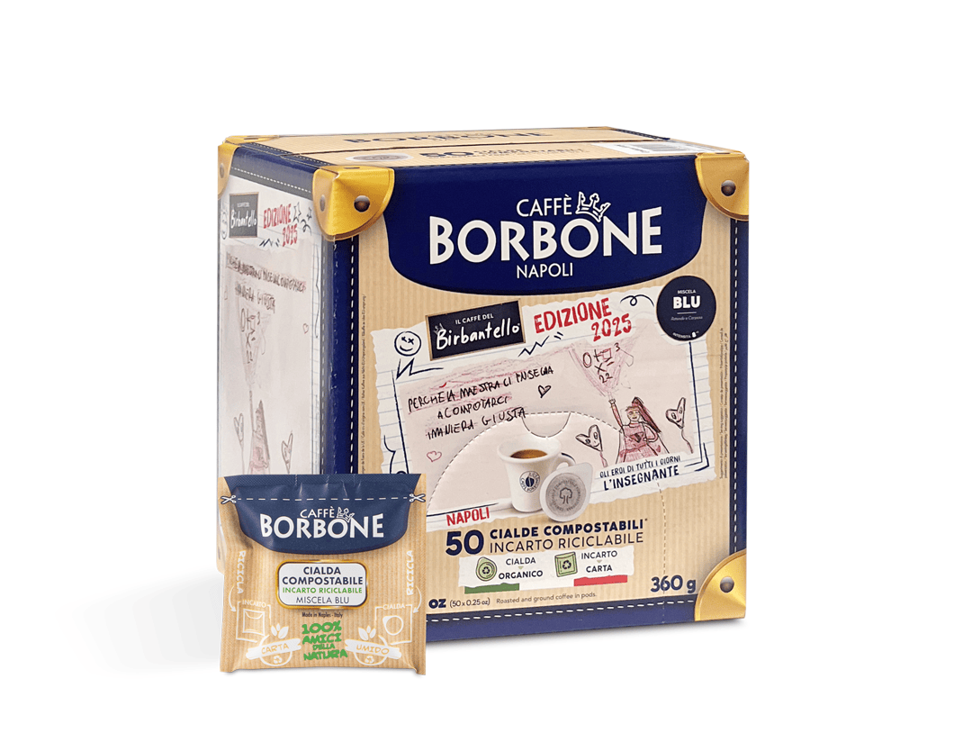 Miscela Blu Birbantello Cialda Carta ESE 44mm Caffè Borbone