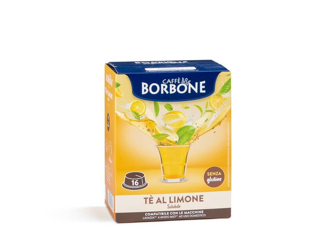 Tè al Limone Compatibile Lavazza A Modo Mio Caffè Borbone