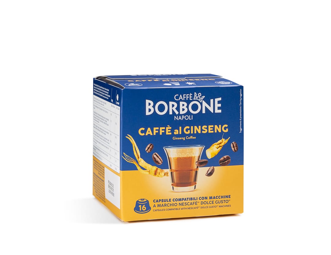 Caffè al Ginseng Compatibile Nescafé Dolce Gusto Caffè Borbone Caffè al Ginseng Compatibile Nescafé Dolce Gusto Caffè Borbone