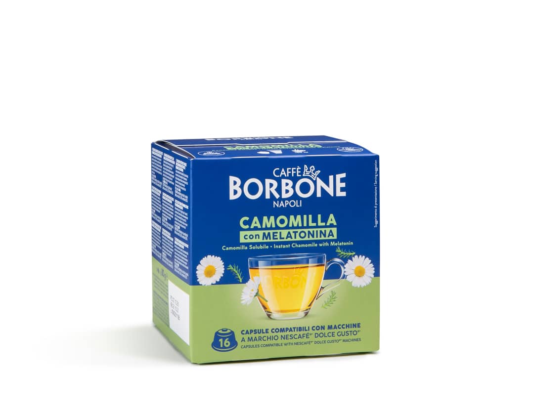 Camomilla con Melatonina Compatibile Nescafé Dolce Gusto Caffè Borbone