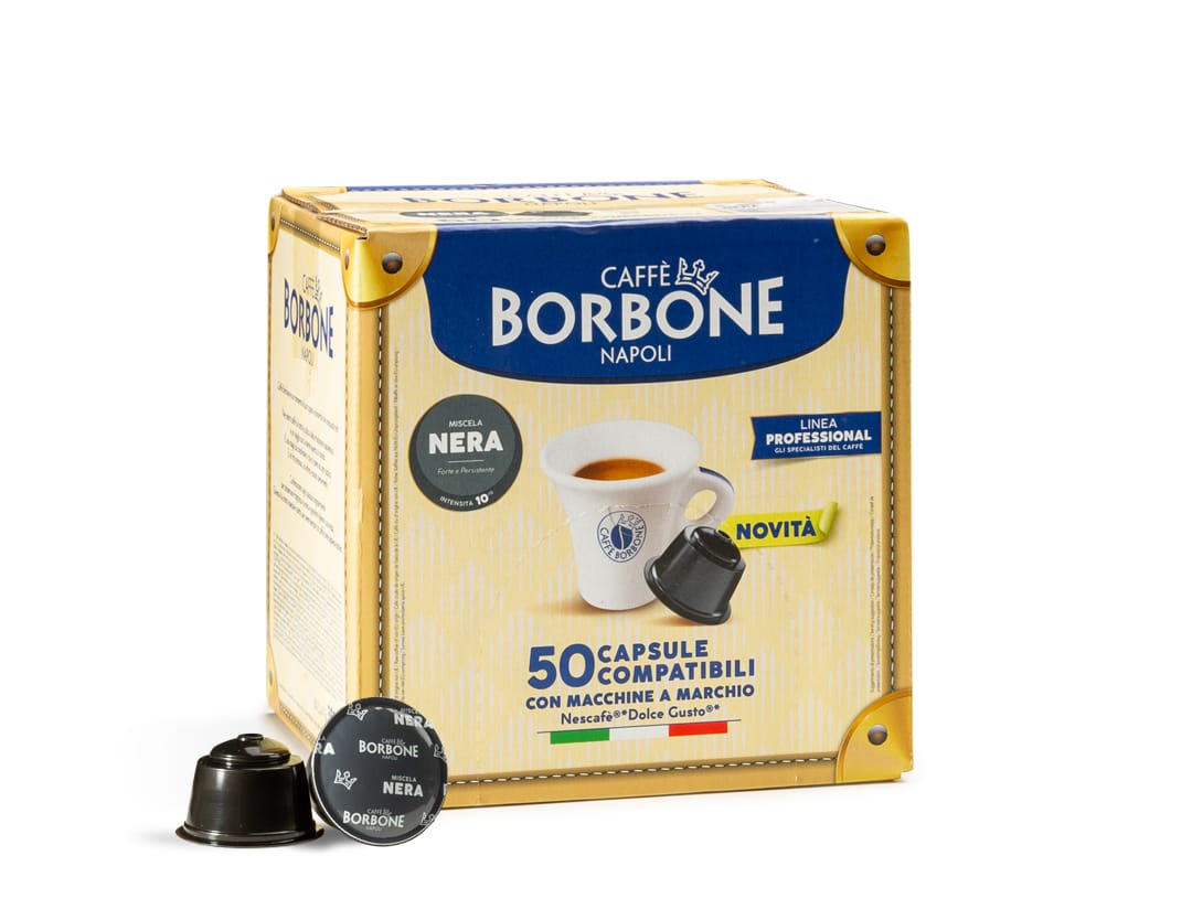 Miscela Nera Compatibile Nescafé Dolce Gusto Caffè Borbone