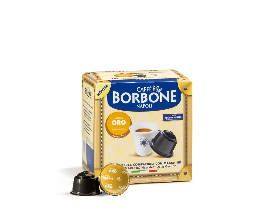 Miscela Oro Compatibile Nescafé Dolce Gusto Caffè Borbone