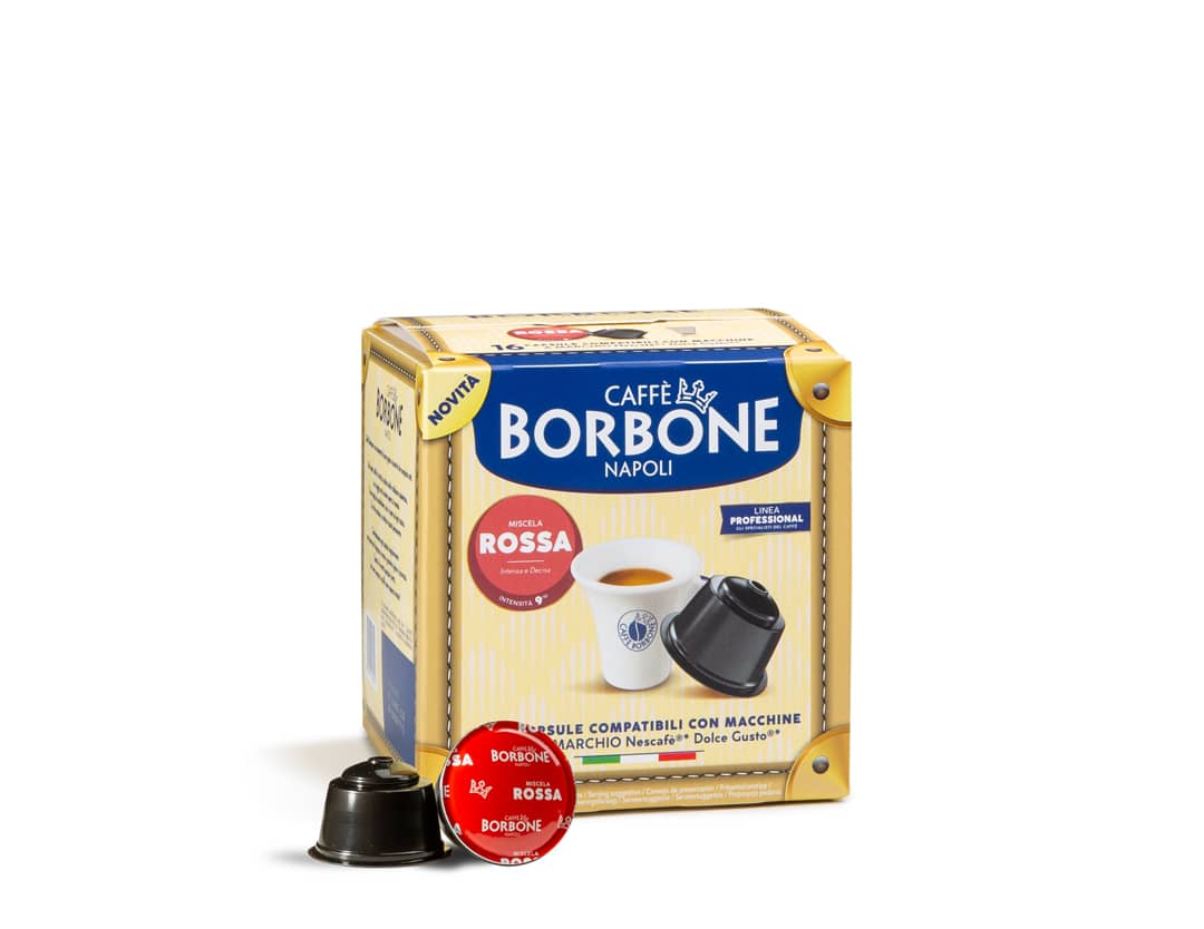 Miscela Rossa Compatibile Nescafé Dolce Gusto Caffè Borbone