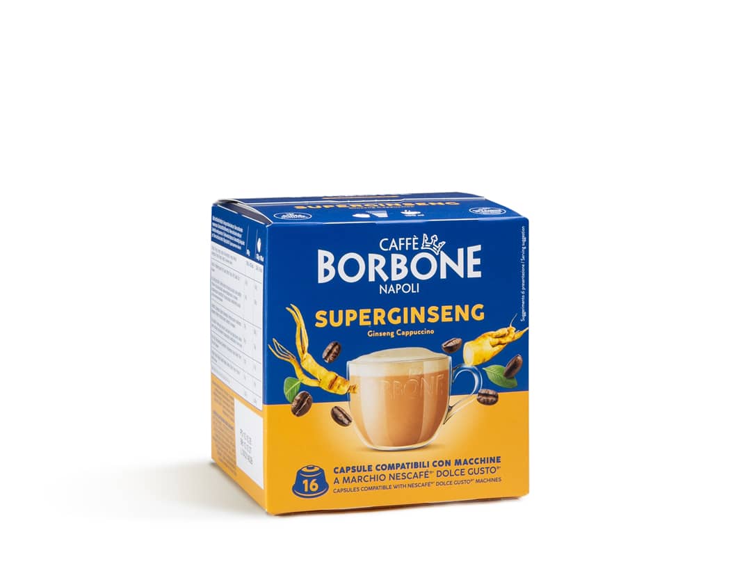 Superginseng Compatibile Nescafé Dolce Gusto Caffè Borbone