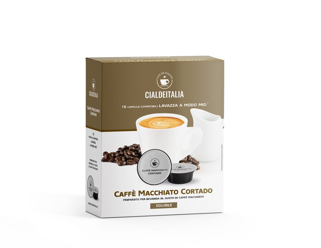 Caffè Macchiato Cortado Compatibile Lavazza A Modo Mio Cialdeitalia