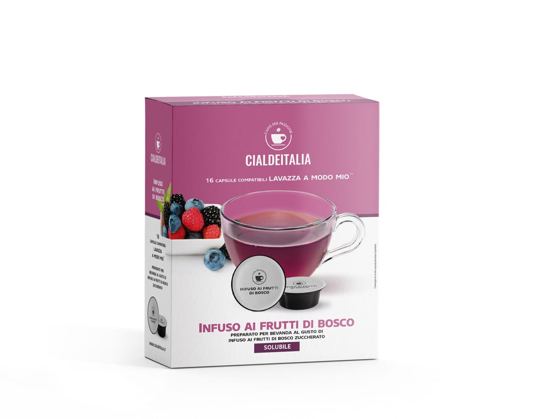 Infuso ai Frutti di Bosco Compatibile Lavazza A Modo Mio Cialdeitalia