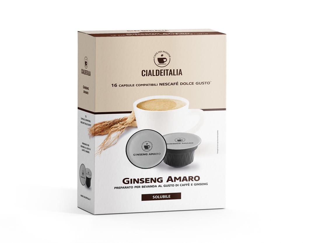 Ginseng Amaro Compatibile Nescafé Dolce Gusto Cialdeitalia