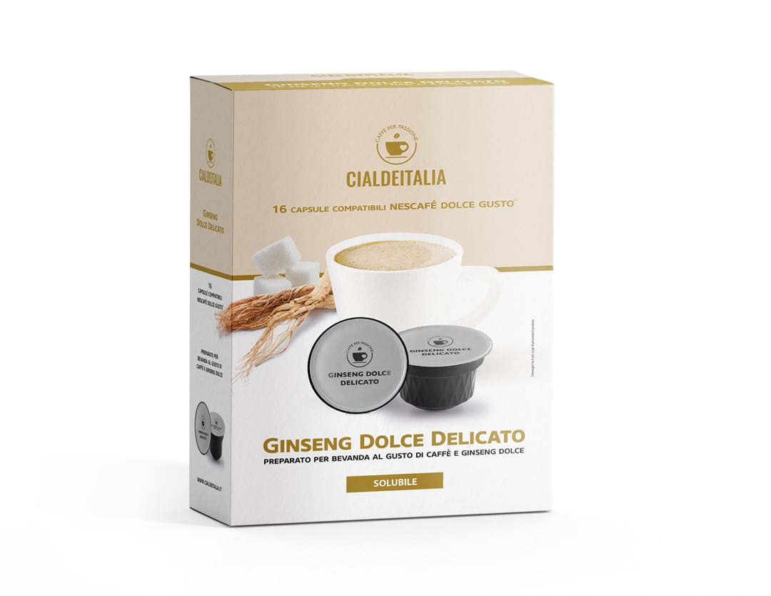Ginseng Dolce Delicato Compatibile Nescafé Dolce Gusto Cialdeitalia