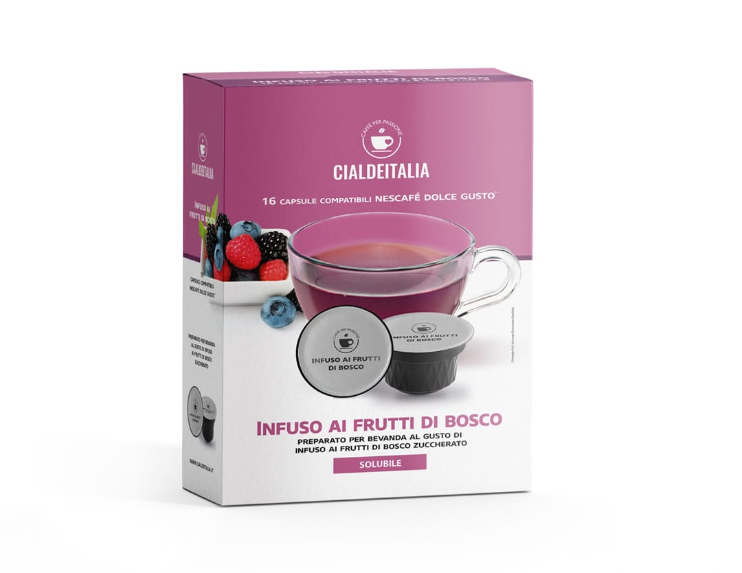 Infuso ai Frutti di Bosco Compatibile Nescafé Dolce Gusto Cialdeitalia