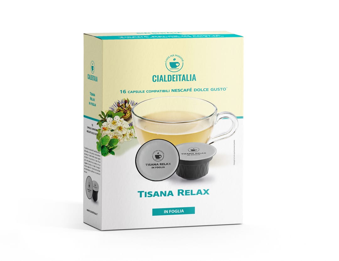 Tisana Relax in foglia Compatibile Nescafé Dolce Gusto Cialdeitalia