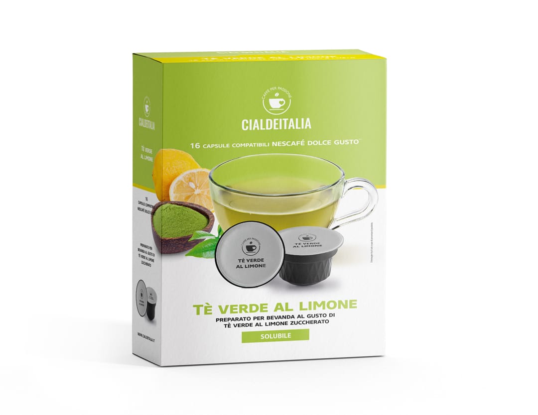 Tè Verde al Limone Compatibile Nescafé Dolce Gusto Cialdeitalia