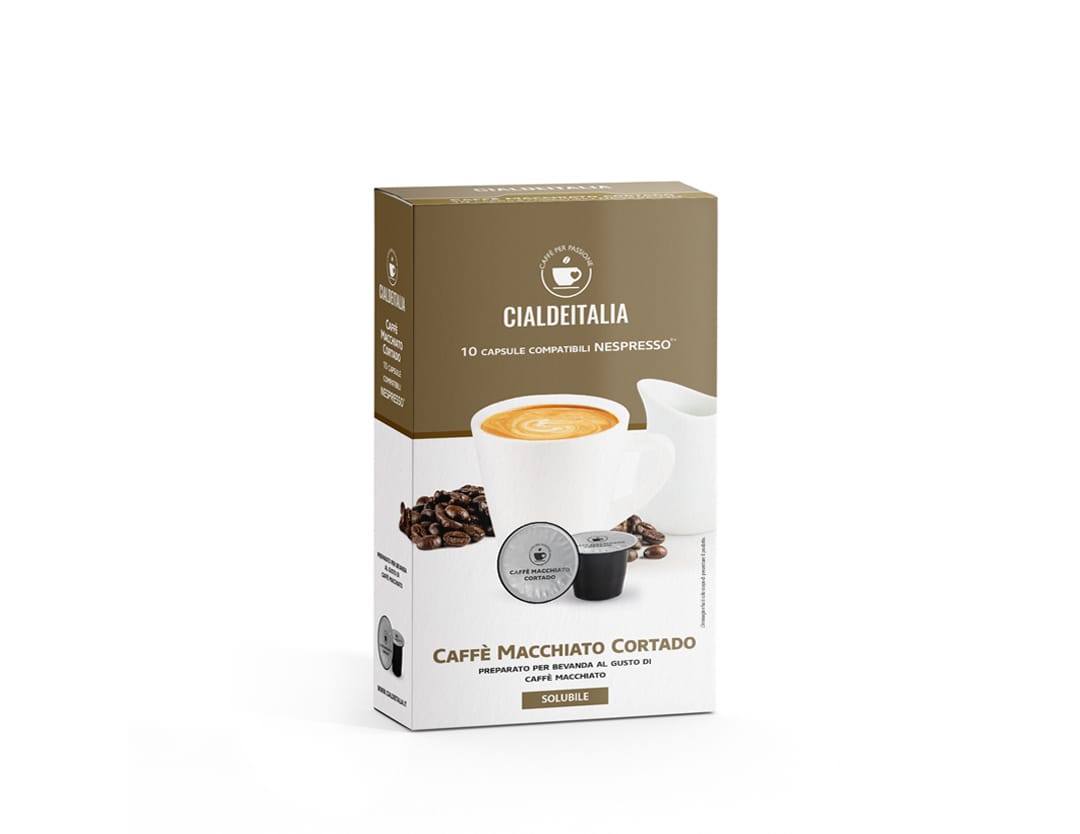 Caffè Macchiato Cortado Compatibile Nespresso Cialdeitalia