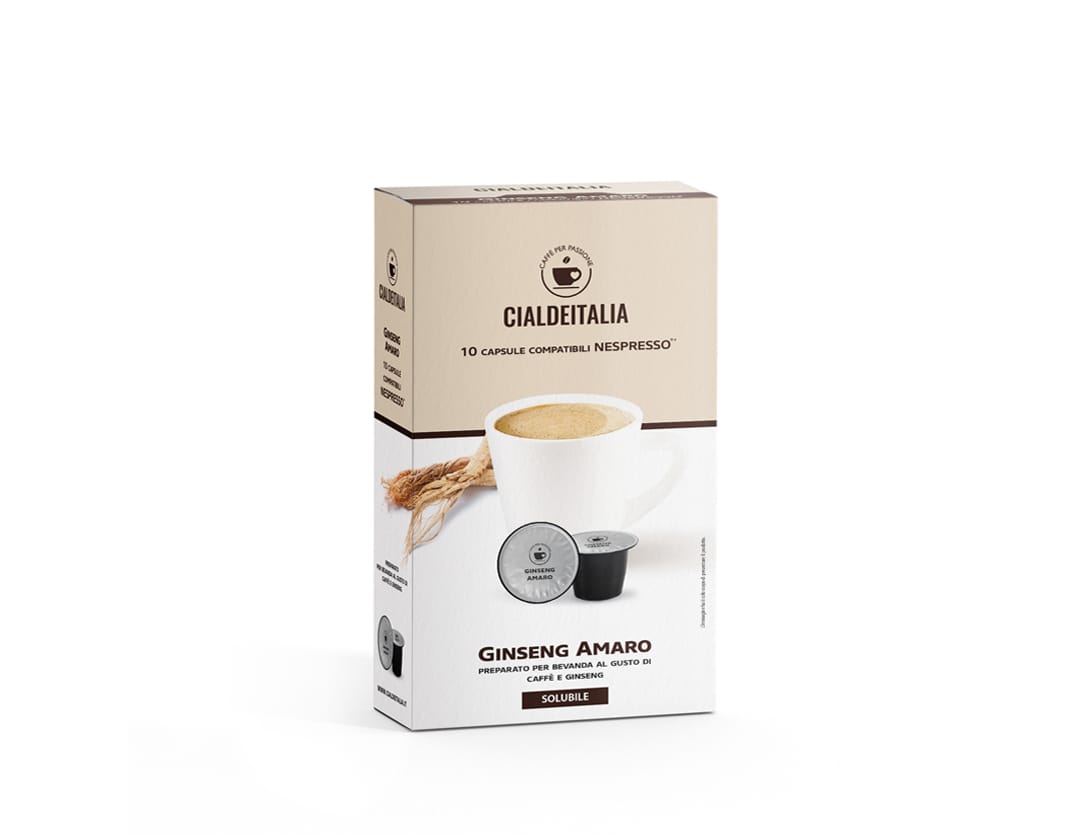 Ginseng Amaro Compatibile Nespresso Cialdeitalia