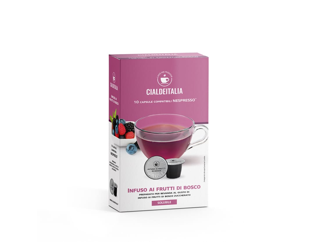 Infuso ai Frutti di Bosco Compatibile Nespresso Cialdeitalia