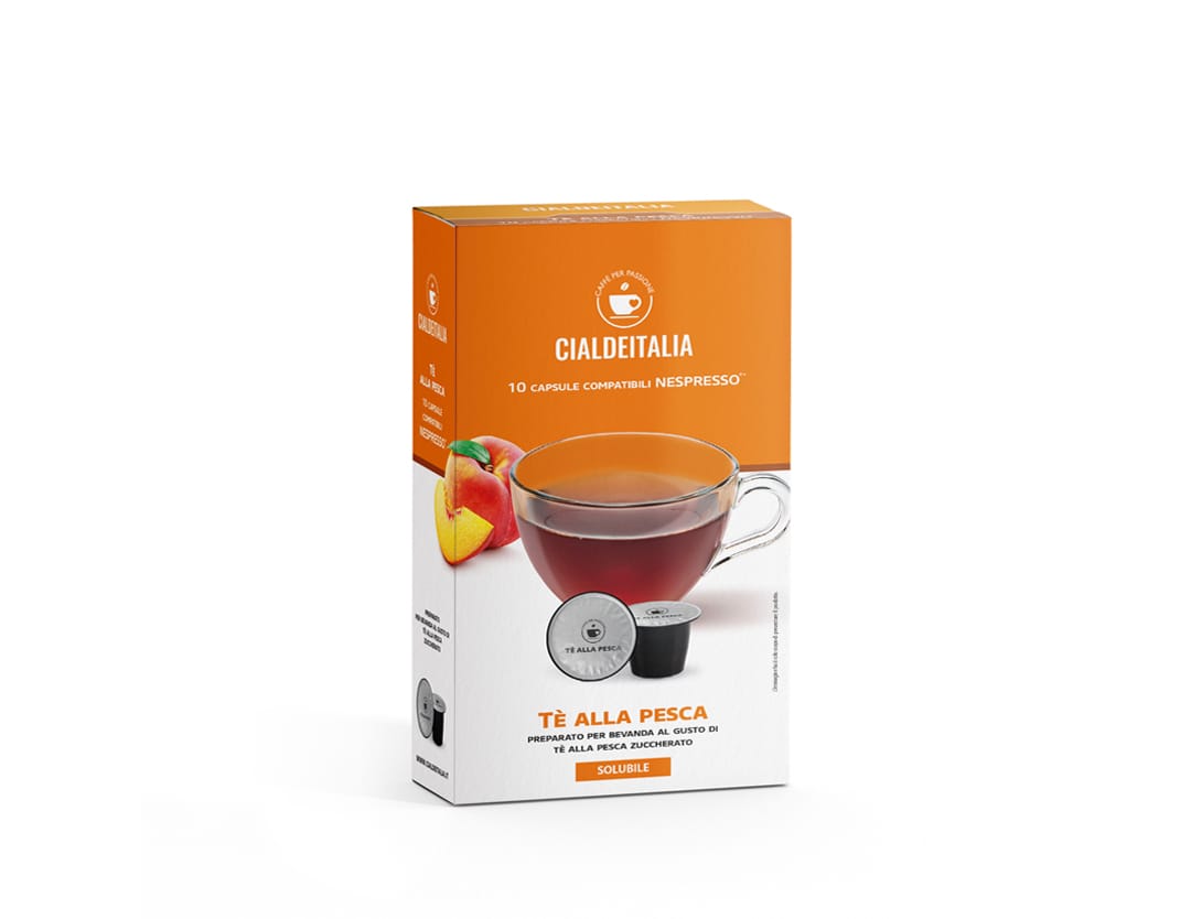 Tè alla Pesca Compatibile Nespresso Cialdeitalia