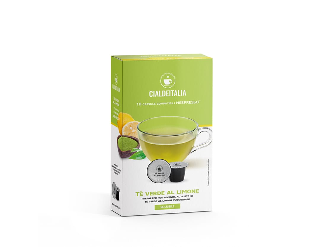 Tè Verde al Limone Compatibile Nespresso Cialdeitalia