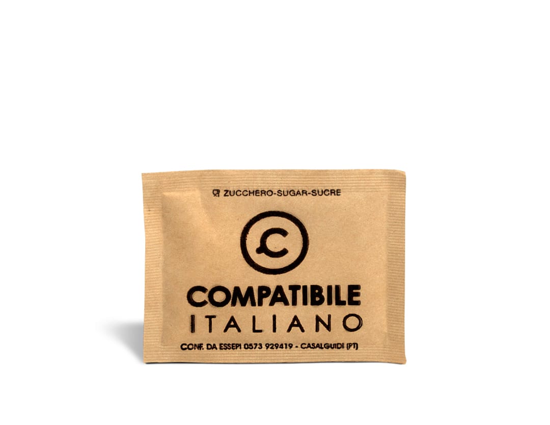 Zucchero di Canna in bustina - Compatibile Italiano