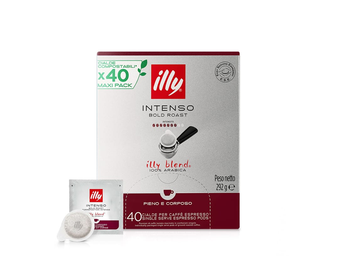 Caffè Gusto Intenso Cialda Carta ESE 44mm Illy