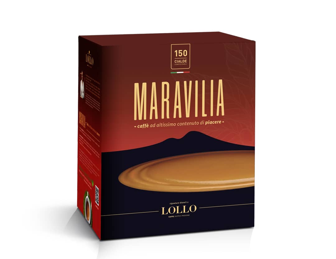 Miscela Maravilia Cialda Carta ESE 44mm Lollo Caffè