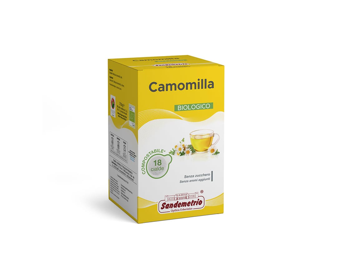 Camomilla Bio Cialda Carta ESE 44mm Sandemetrio Camomilla Bio Cialda Carta ESE 44mm Sandemetrio