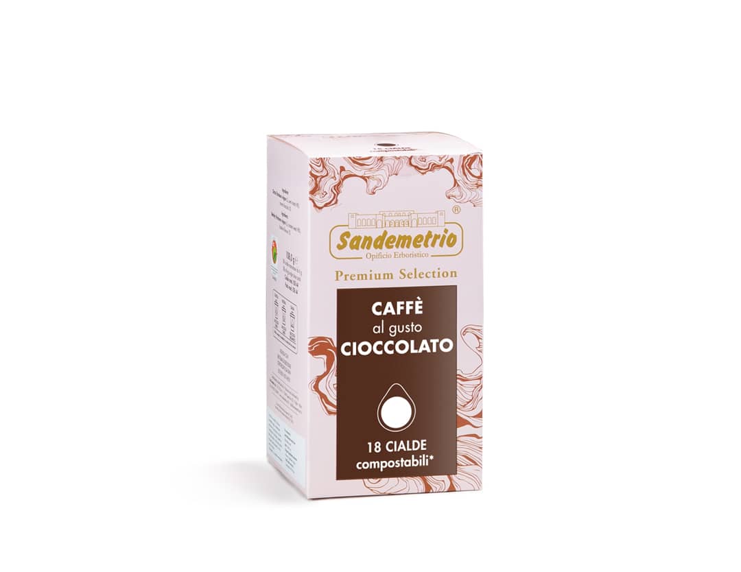 Caffè al gusto di Cioccolato Cialda Carta ESE 44mm Sandemetrio
