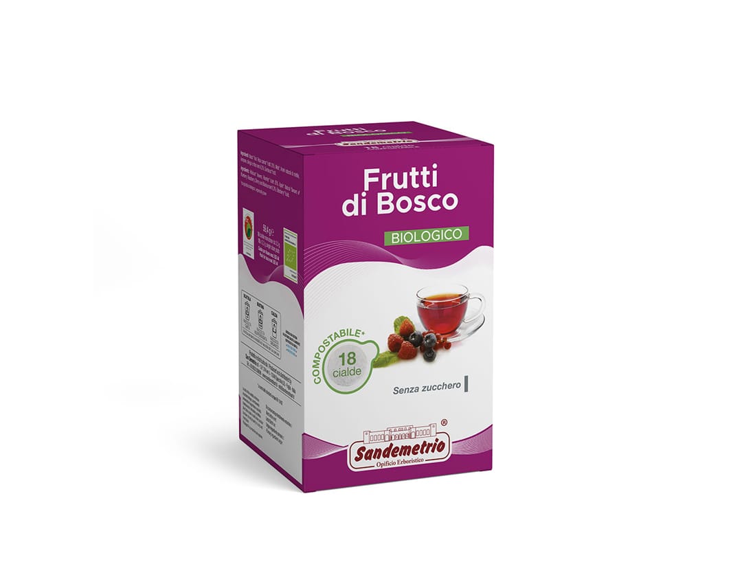 Frutti di bosco Bio Cialda Carta ESE 44mm Sandemetrio Frutti di bosco Bio Cialda Carta ESE 44mm Sandemetrio