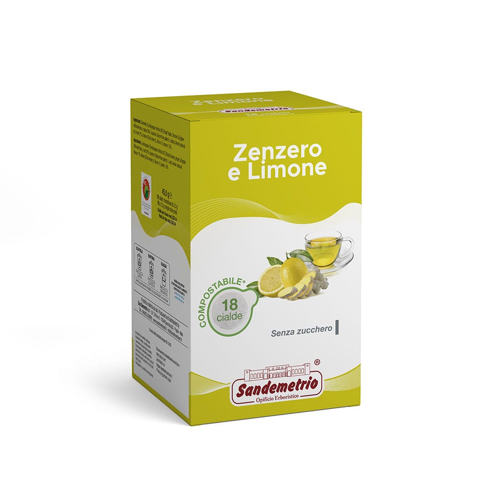 Zenzero e Limone Cialda Carta ESE 44mm Sandemetrio Zenzero e Limone Cialda Carta ESE 44mm Sandemetrio