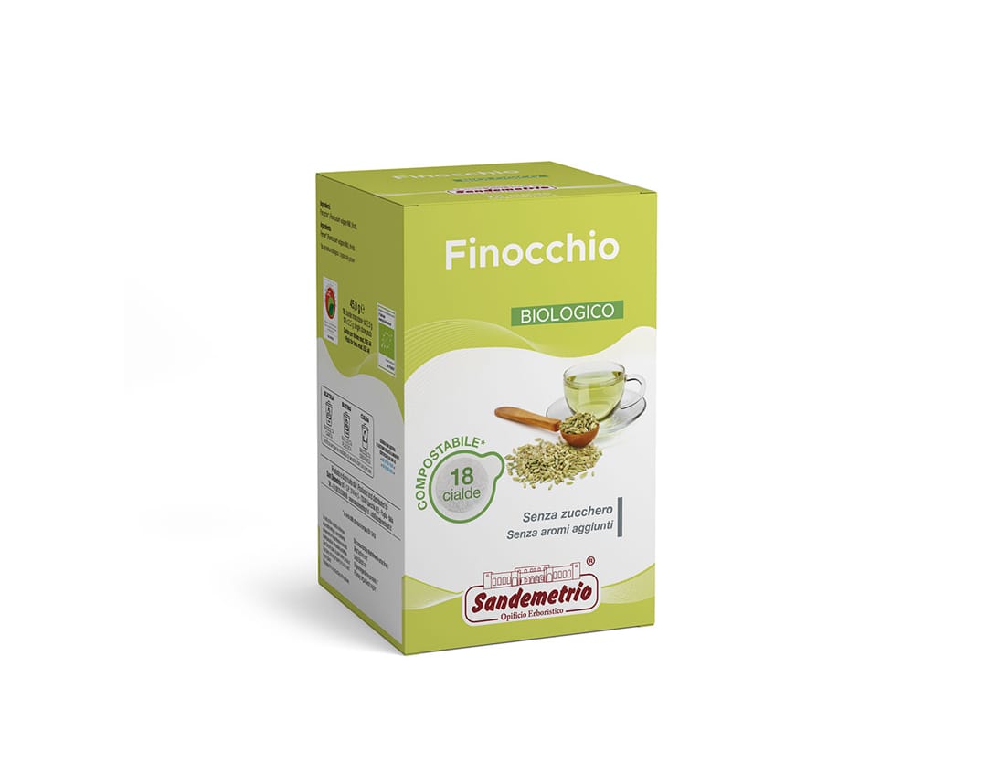 Finocchio Bio Cialda Carta ESE 44mm Sandemetrio Finocchio Bio Cialda Carta ESE 44mm Sandemetrio